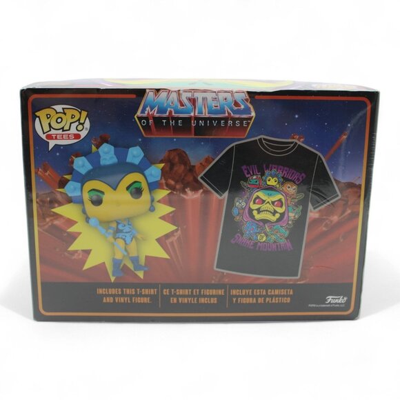 Funko Pop! & Tee Set Motu Evil-Lyn Glow-In-The-Dark Masters Of The Universe Larg - Picture 3 of 7